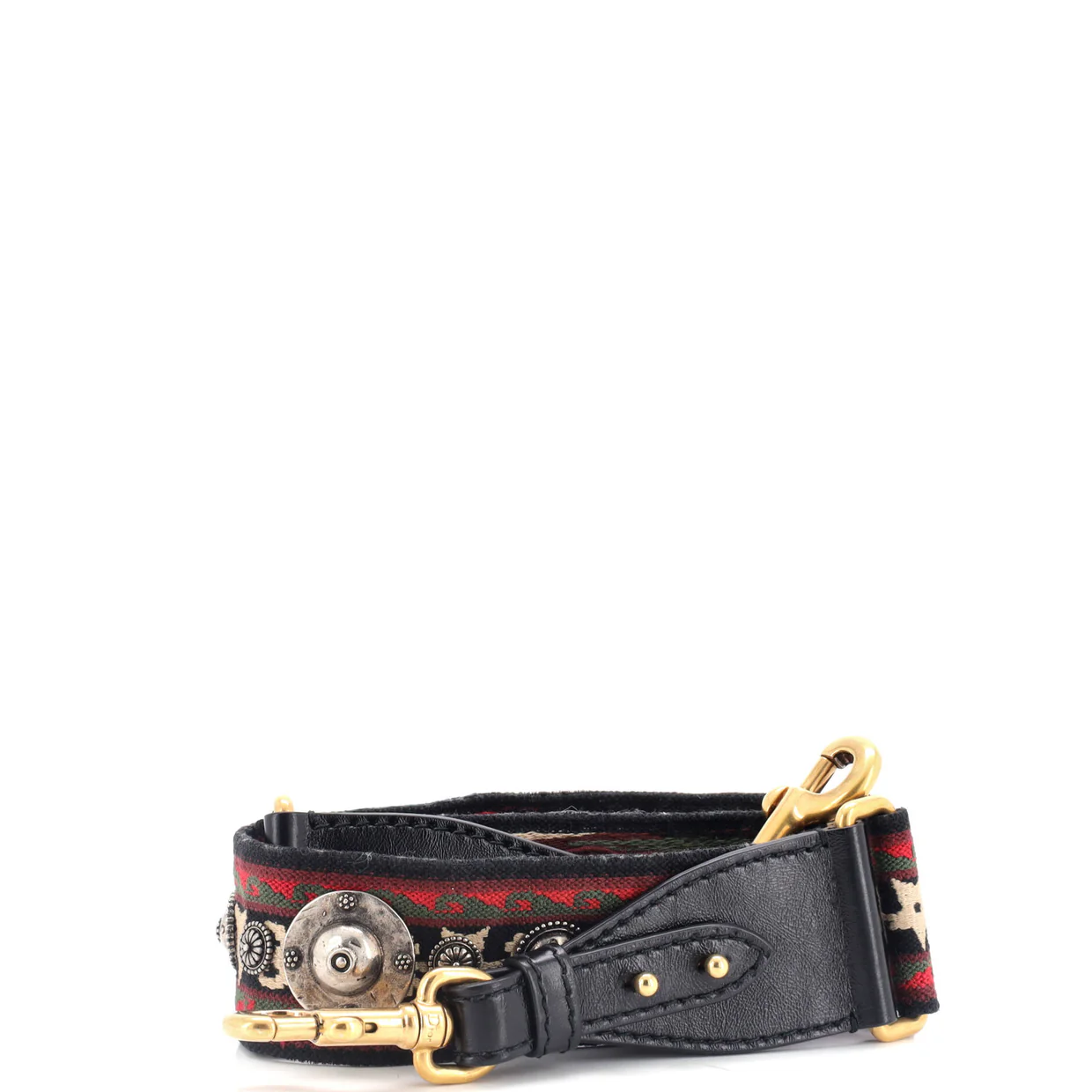 Logo Shoulder Strap Embroidered Canvas - Deep Luxury