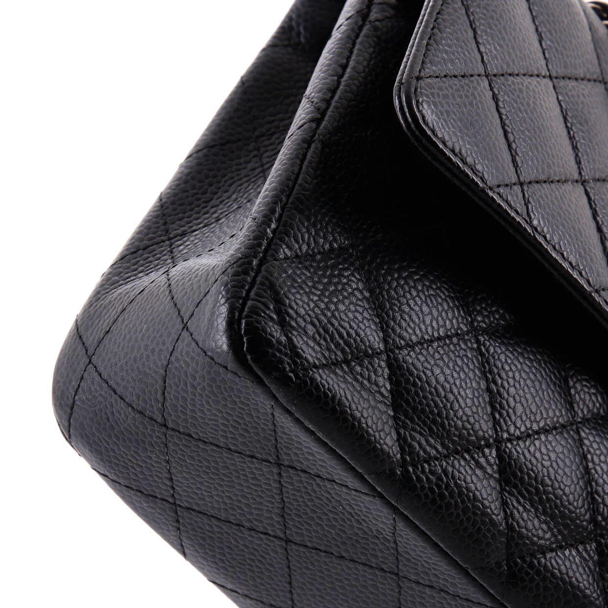 Classic Double Flap Bag Quilted Caviar Medium - Deep Luxury