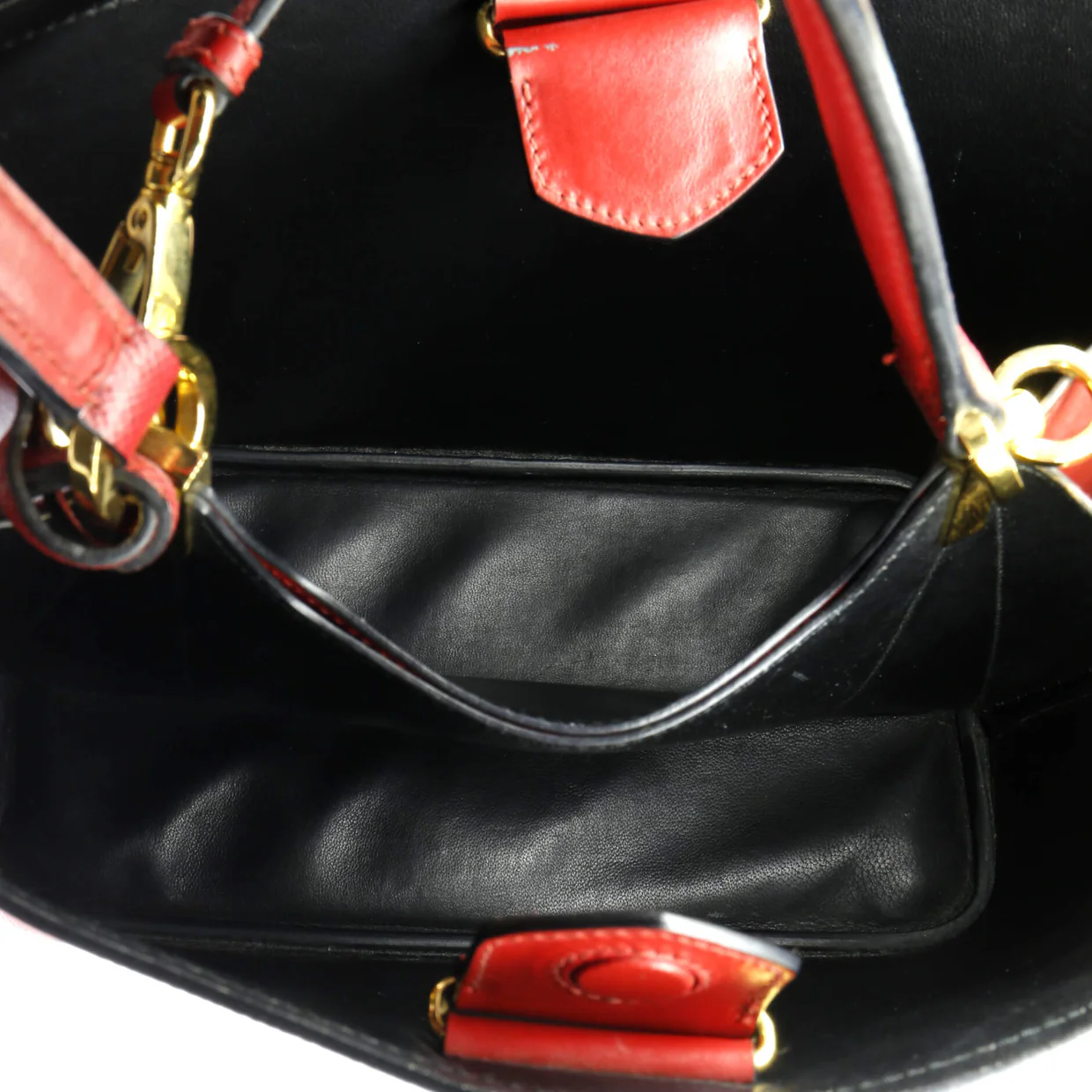 Panier Bucket Bag Saffiano Leather Large - Deep Luxury