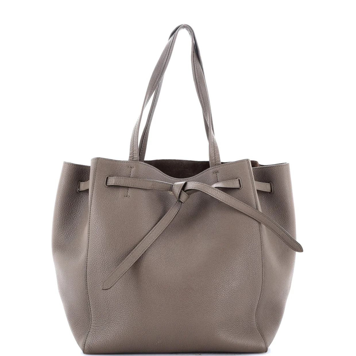 Phantom Tie Cabas Tote Leather Small - Deep Luxury