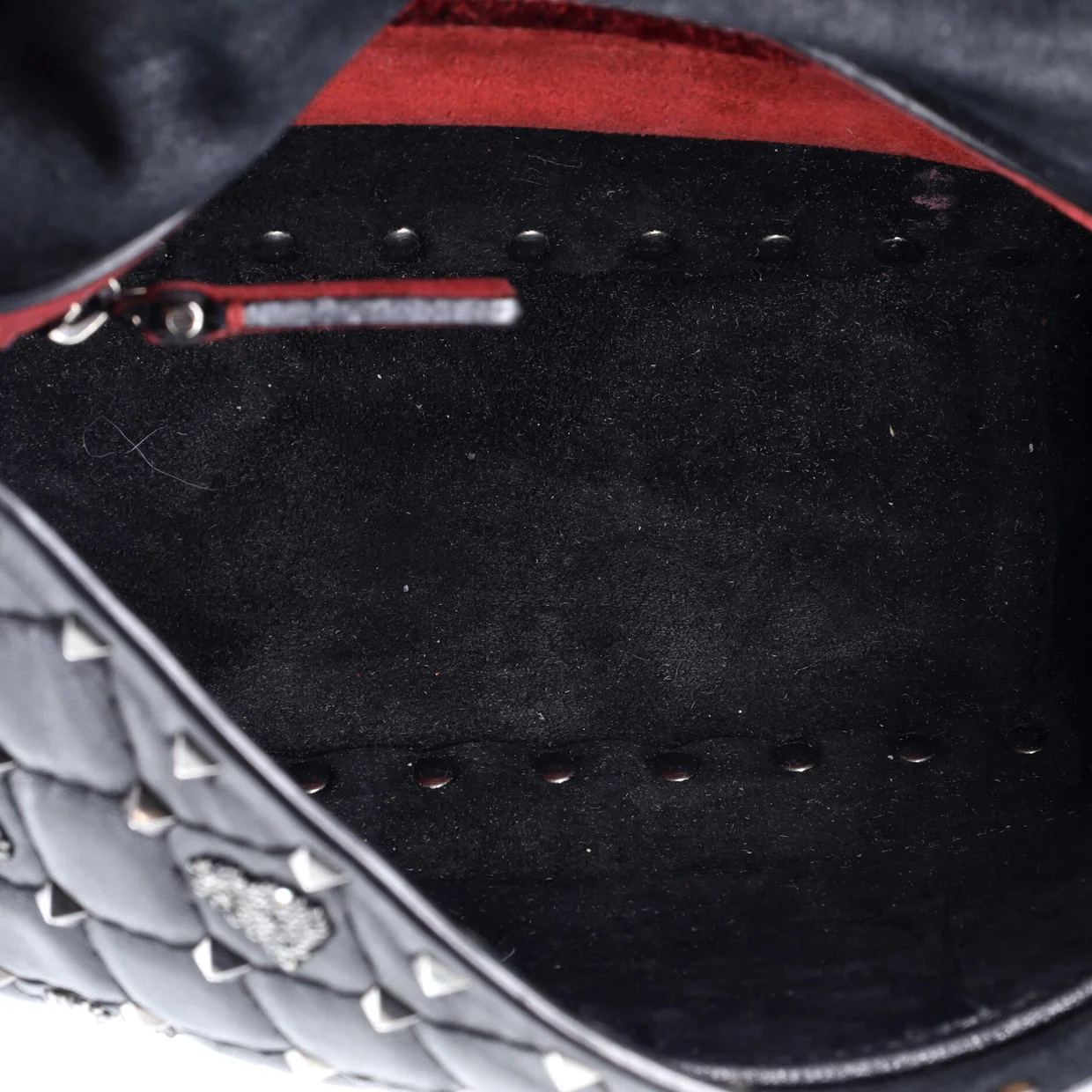 Rockstud Spike Flap Bag Quilted Leather Medium - Deep Luxury