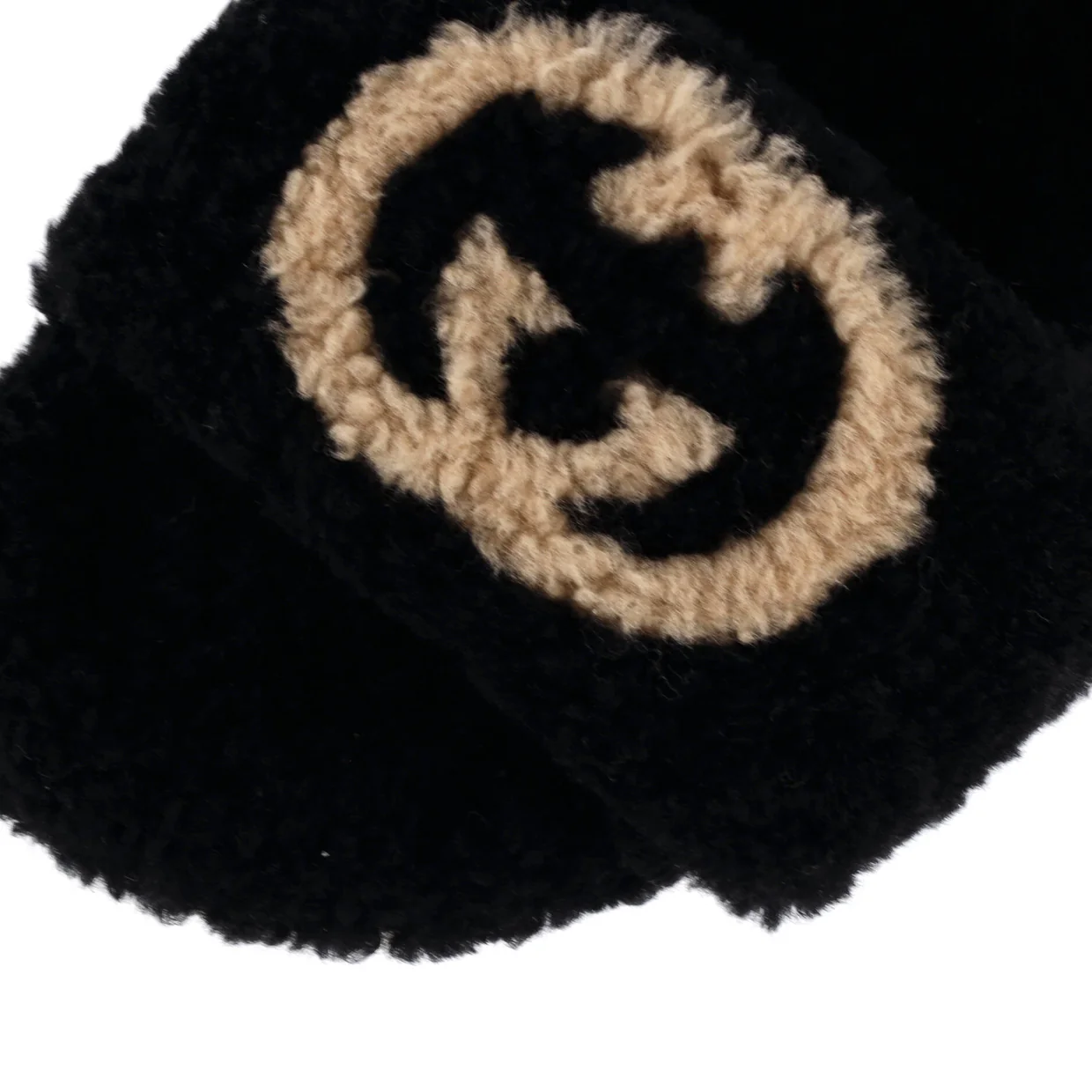 Women's Eileen Interlocking G Sandals Shearling - Deep Luxury