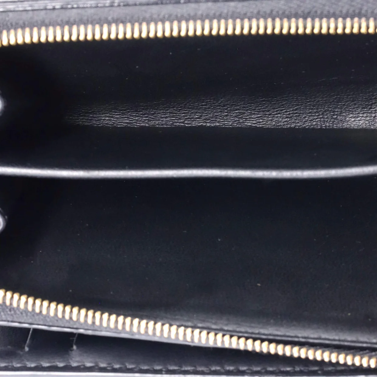 Lou Wallet Monogram Embossed Lambskin - Deep Luxury