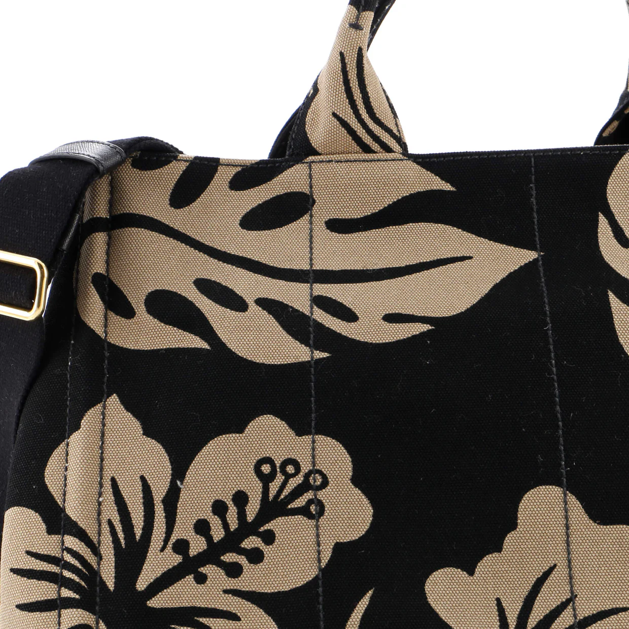 Canapa Tote Printed Canvas Large - Deep Luxury