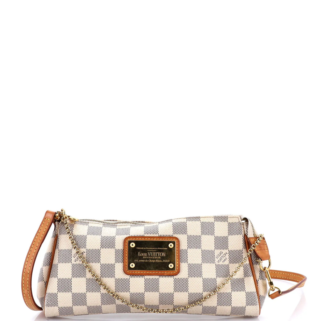 Eva Handbag Damier - Deep Luxury