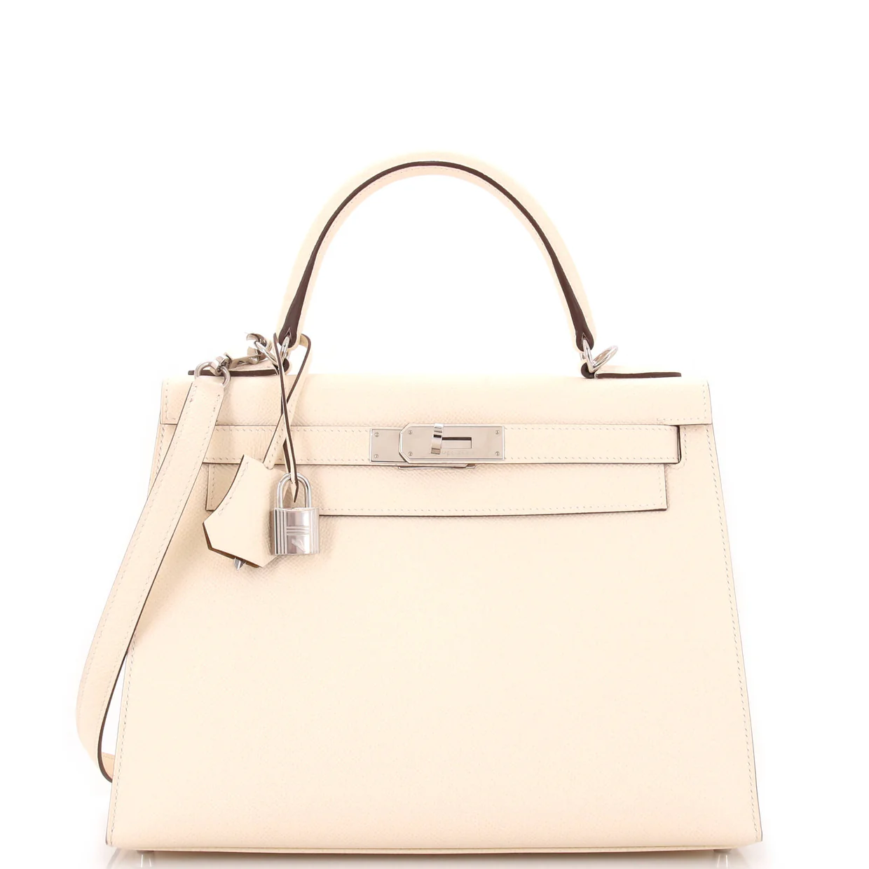 Kelly Handbag Verso Epsom with Palladium Hardware 28 - Deep Luxury