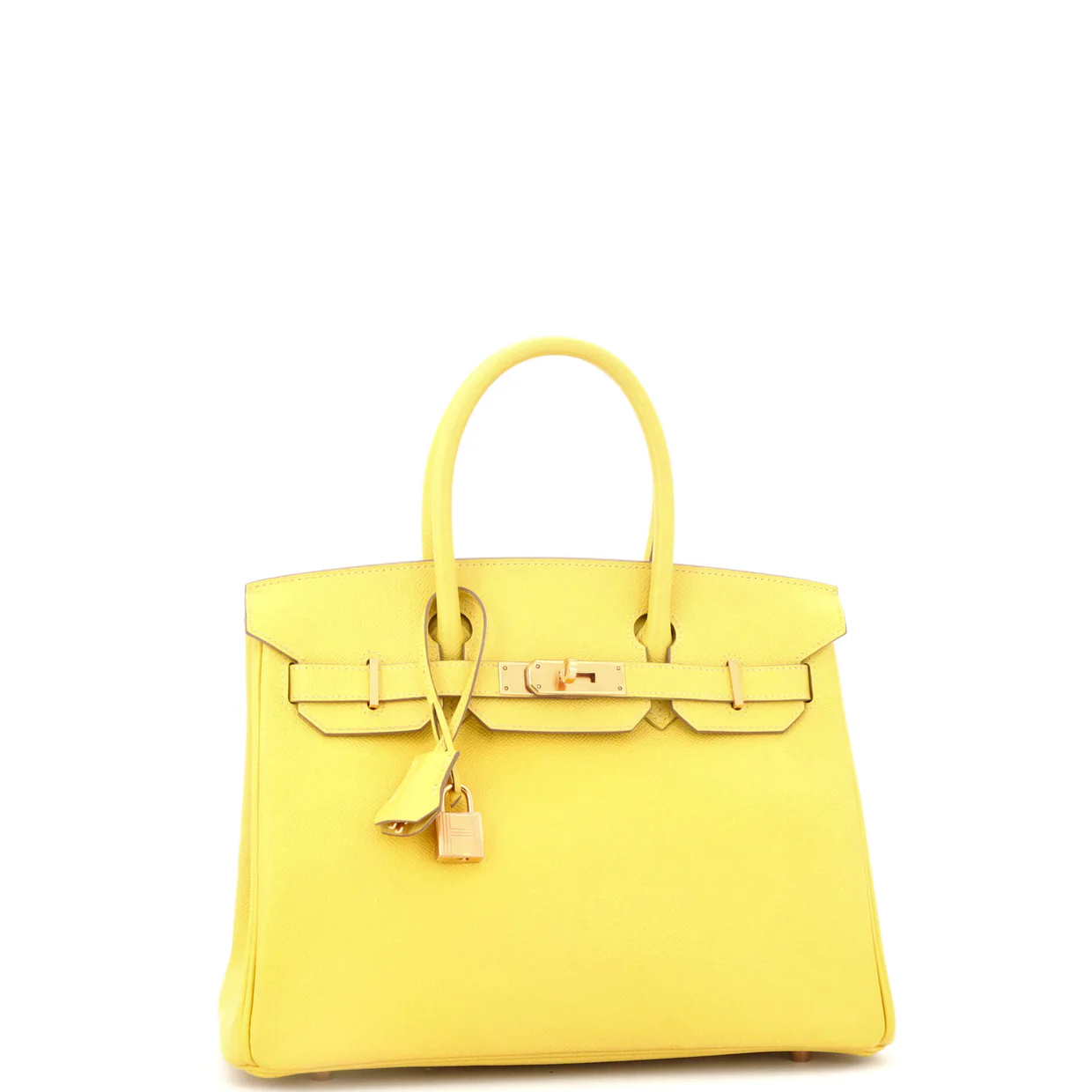 Birkin Handbag Lime Epsom with Gold Hardware 30 - Deep Luxury