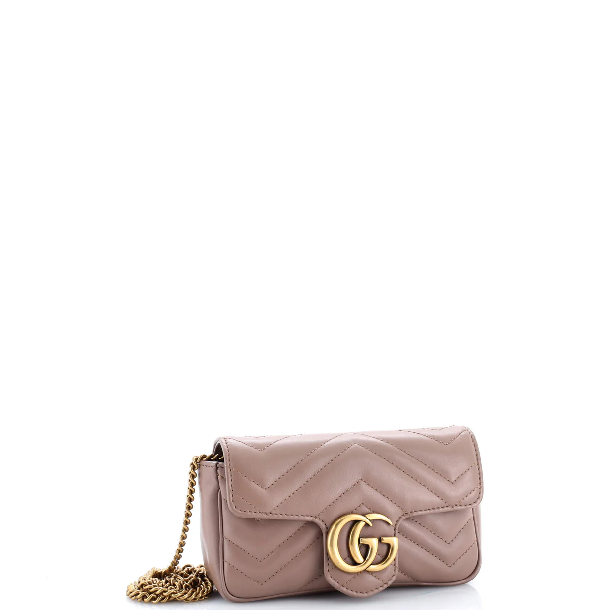 GG Marmont Flap Bag Matelasse Leather Super Mini - Deep Luxury