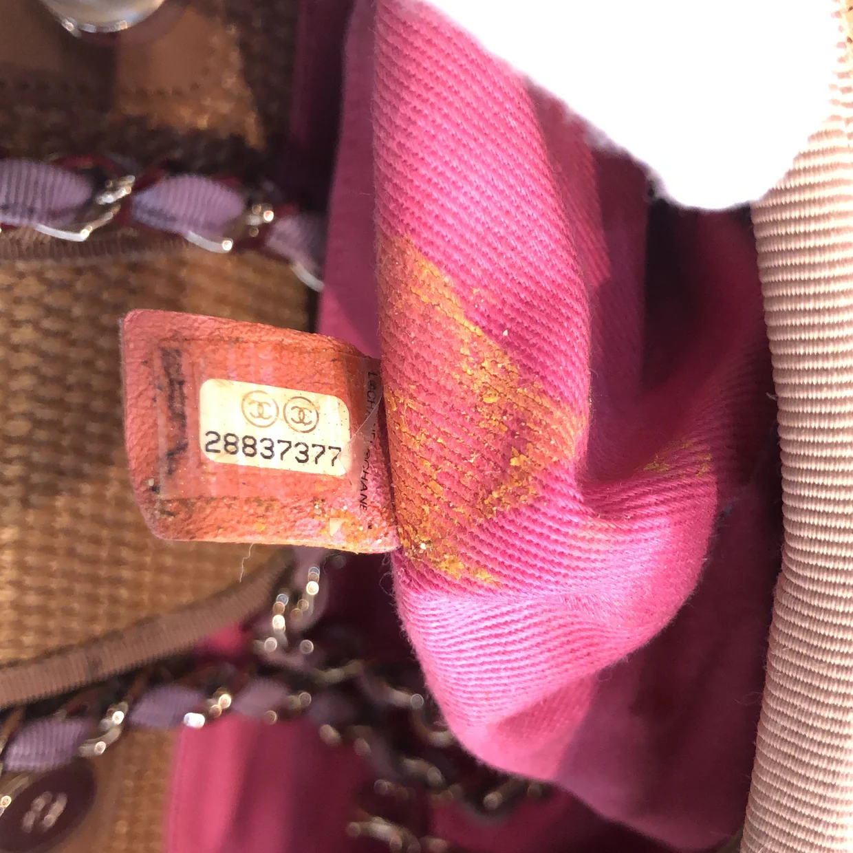 Deauville Tote Striped Viscose Canvas Medium - Deep Luxury