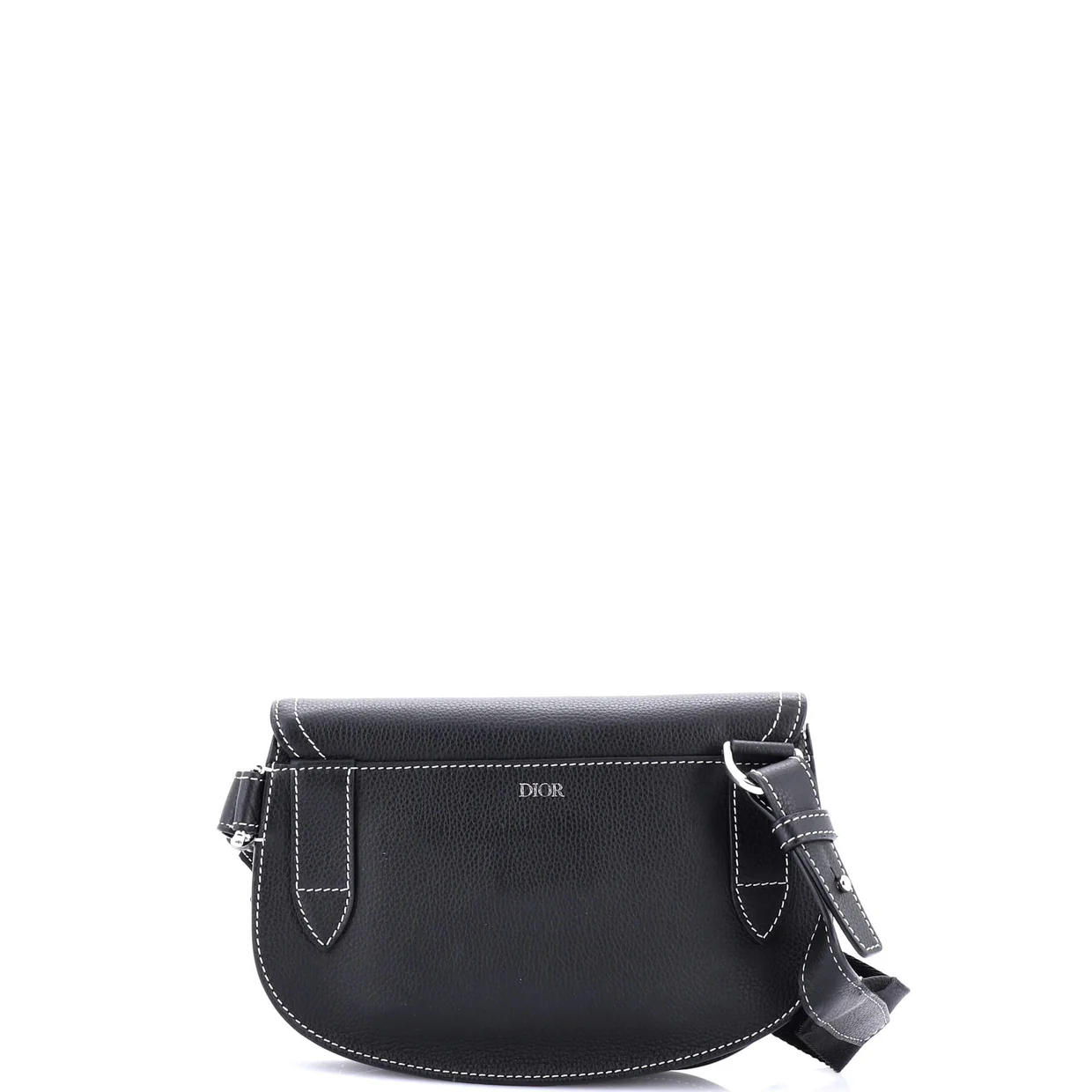 Saddle Messenger Pouch Leather - Deep Luxury