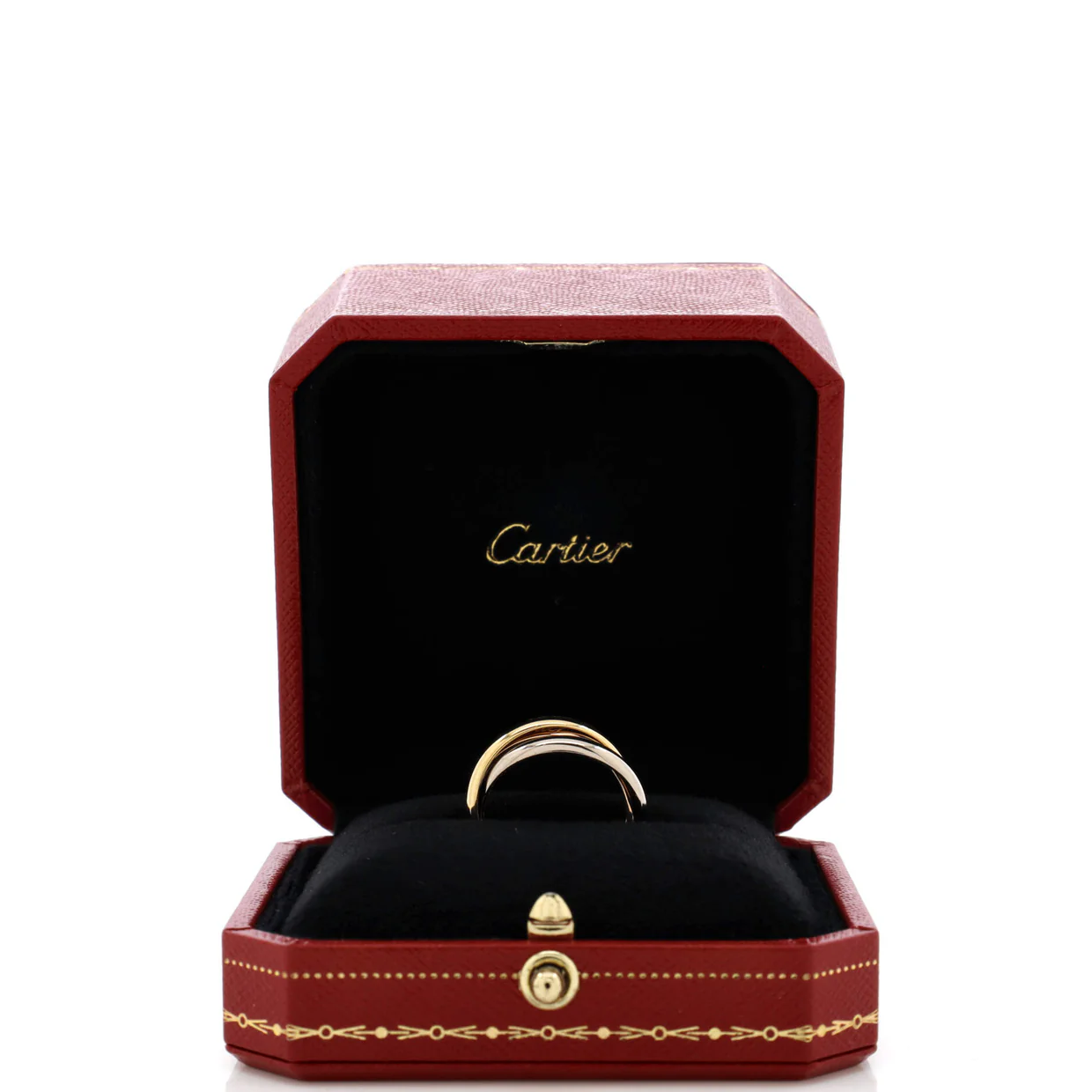 Trinity Ring 18K Tricolor Gold Medium - Deep Luxury