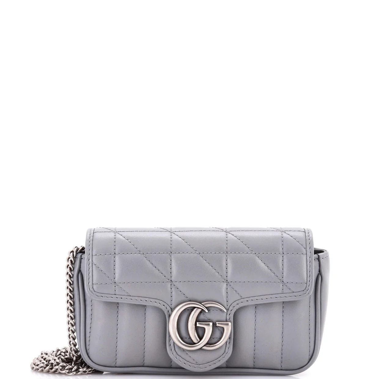 GG Marmont Flap Bag Mixed Matelasse Leather Super Mini - Deep Luxury