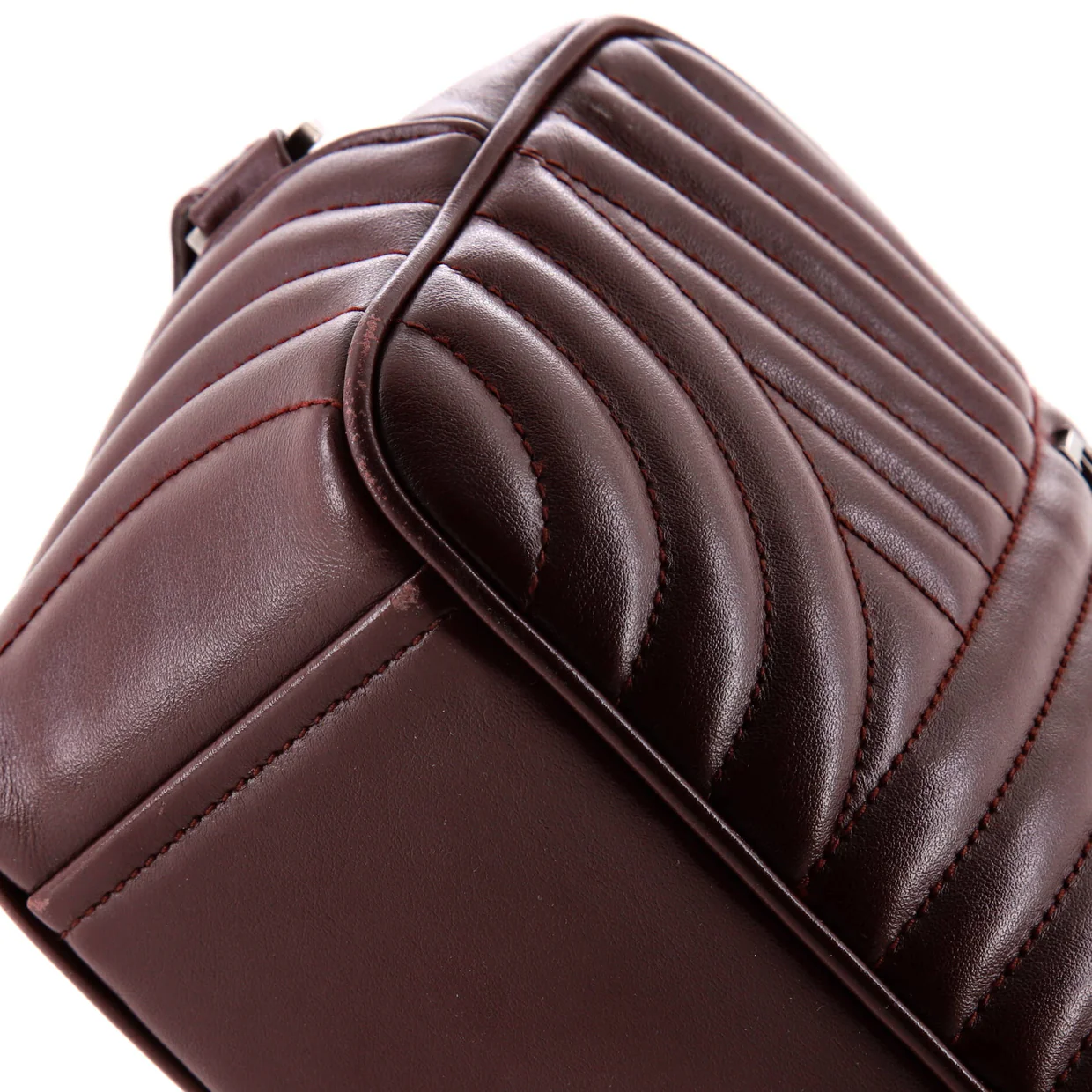 Camera Bag Diagramme Quilted Leather Small - Deep Luxury