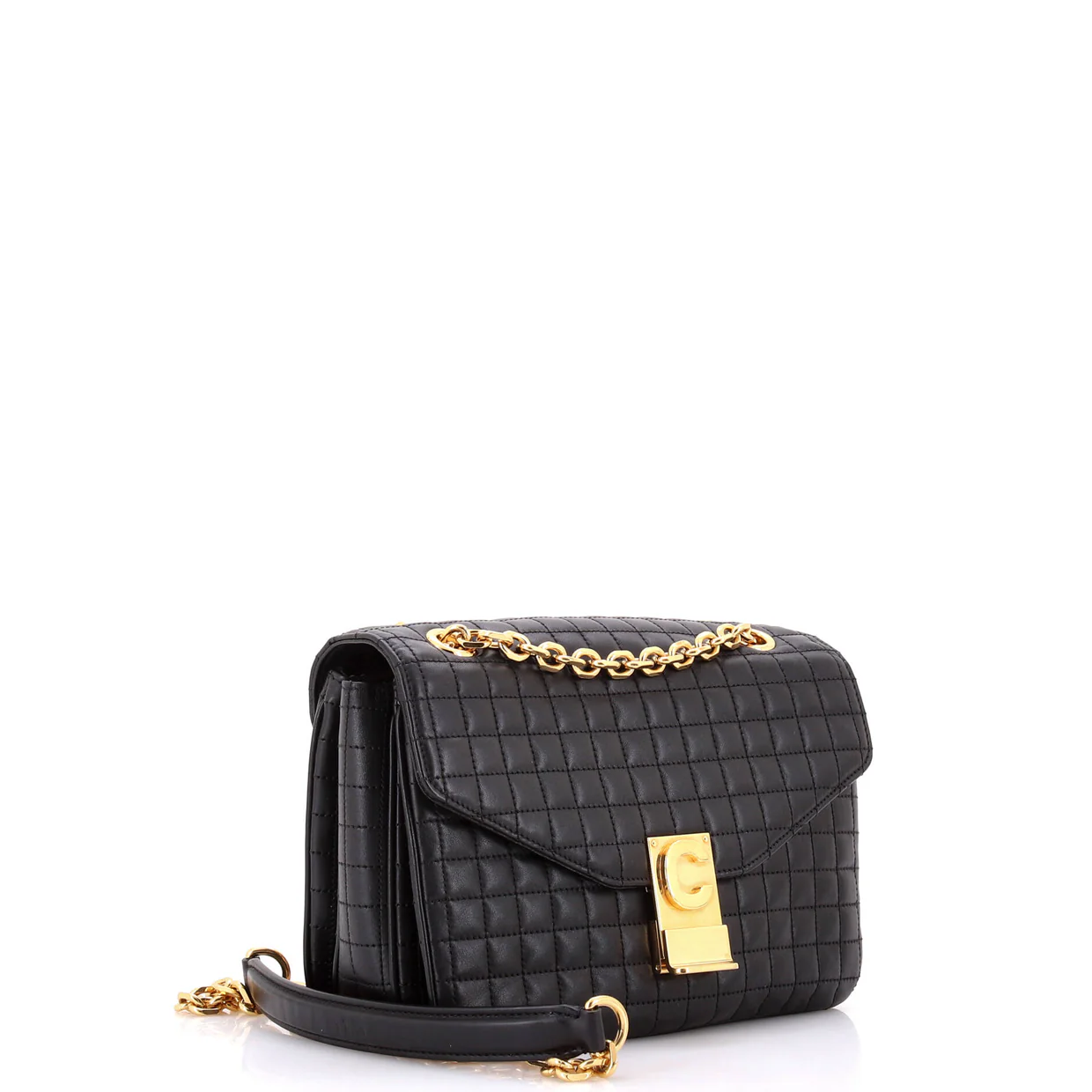 C Bag Quilted Leather Medium - Deep Luxury