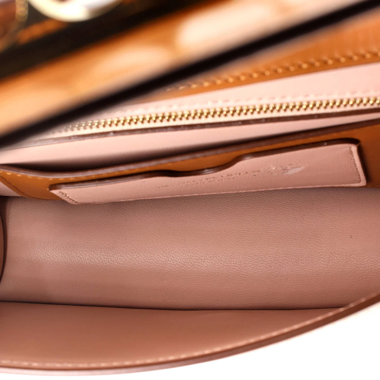 Four Ring Flap Shoulder Bag Leather Small - Deep Luxury