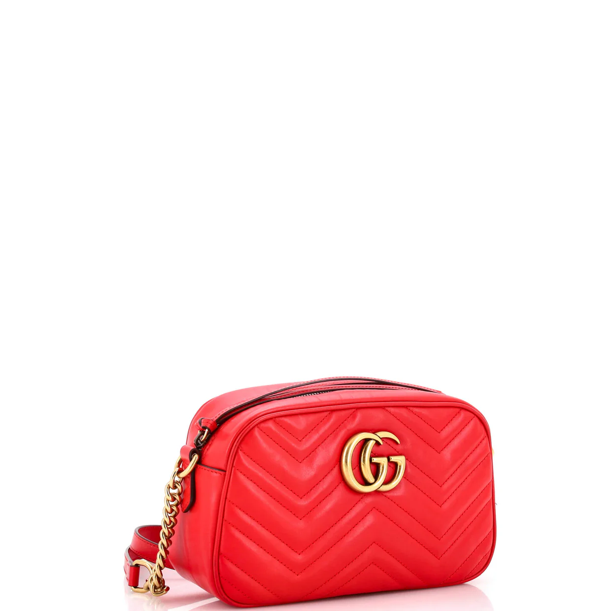 GG Marmont Shoulder Bag Matelasse Leather Small - Deep Luxury