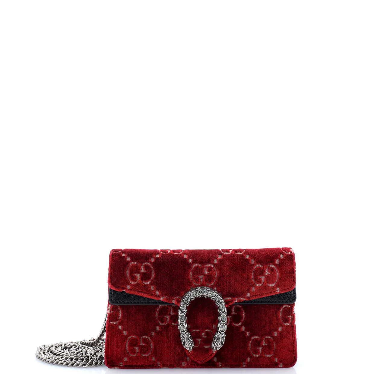 Dionysus Bag GG Velvet Super Mini - Deep Luxury