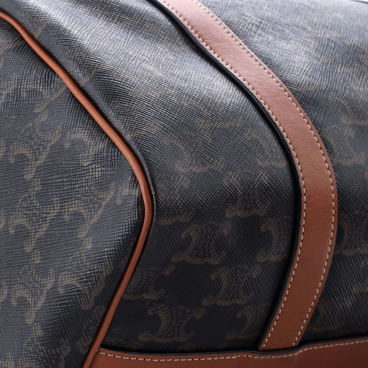 Boston Bag Triomphe Coated Canvas Medium - Deep Luxury