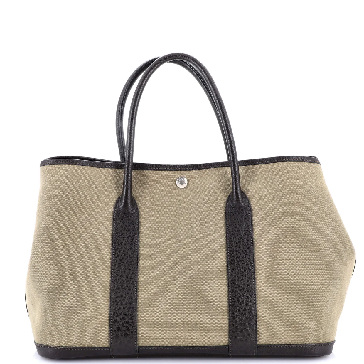 Garden Party Tote Toile and Leather 36 - Deep Luxury