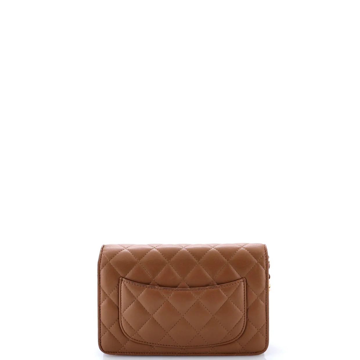 Wallet on Chain Quilted Lambskin - Deep Luxury