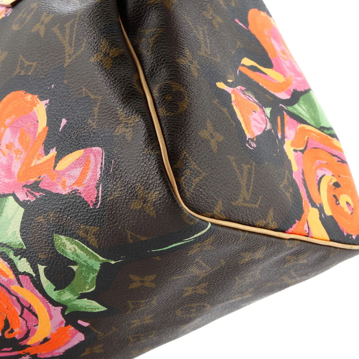 Speedy Handbag Limited Edition Monogram Roses 30 - Deep Luxury