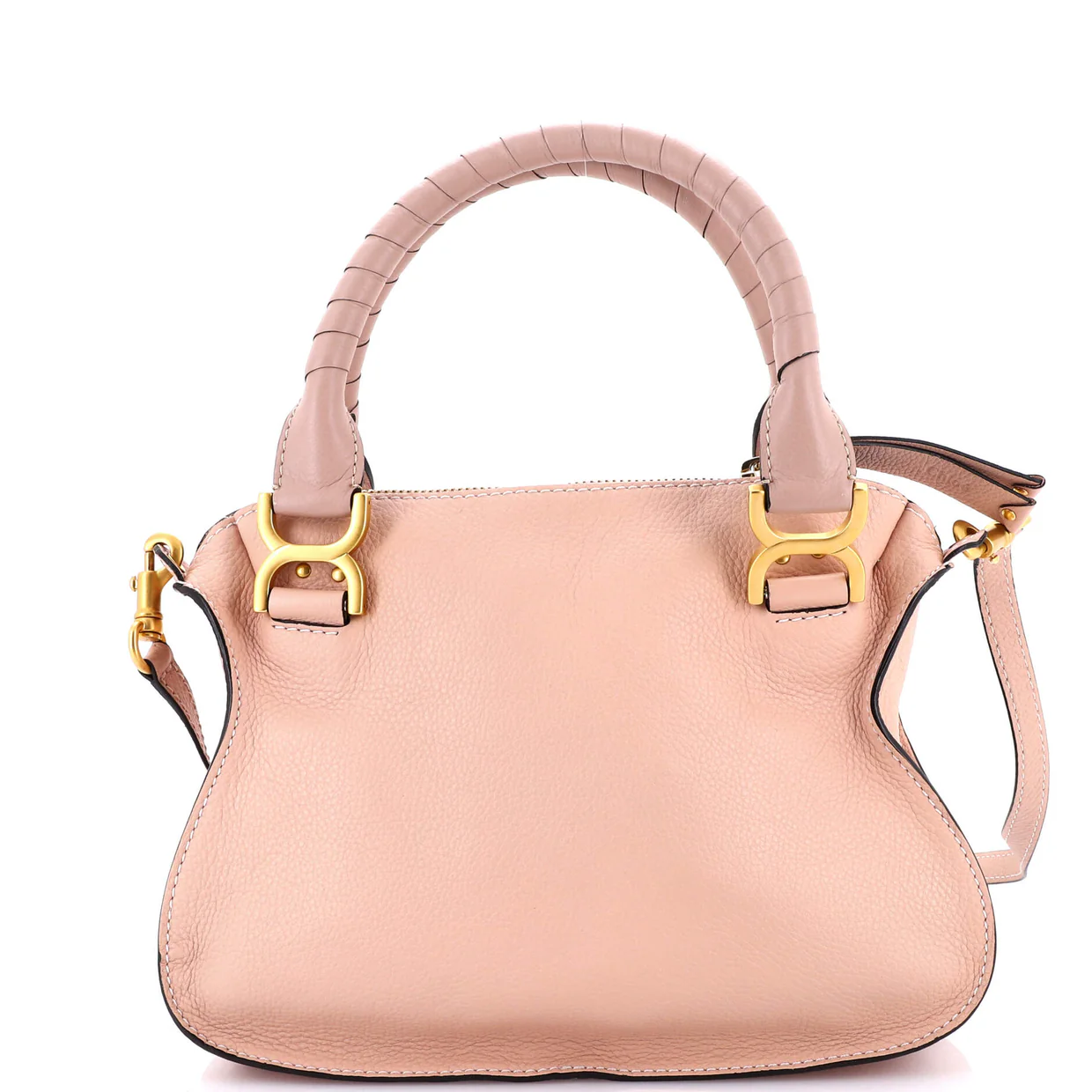 Marcie Satchel Leather Small - Deep Luxury