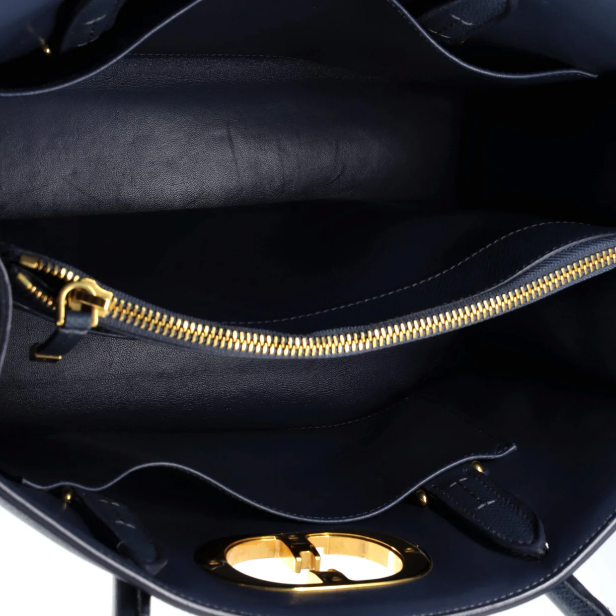 St Honore Tote Leather Large - Deep Luxury
