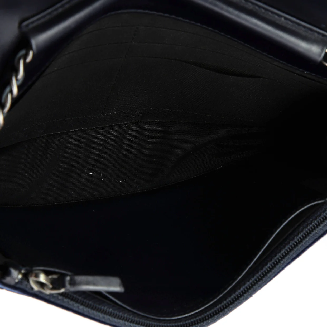 Boy Wallet on Chain Quilted Velvet - Deep Luxury