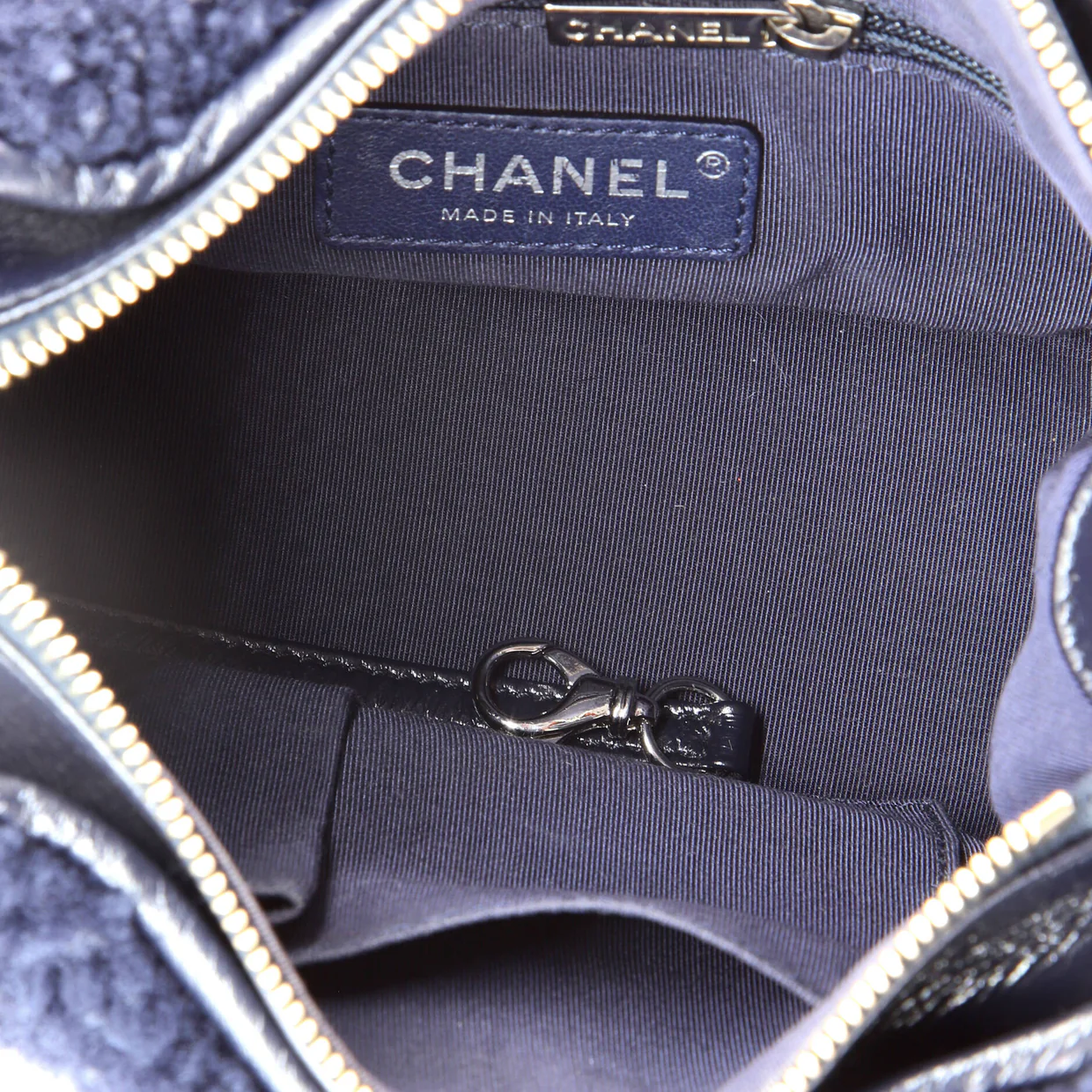 Gabrielle Hobo Shearling and Leather Small - Deep Luxury