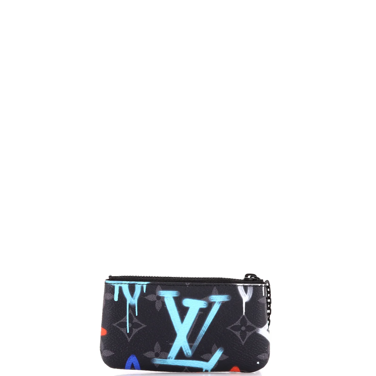 Key Pouch Graffiti Monogram Eclipse Canvas - Deep Luxury