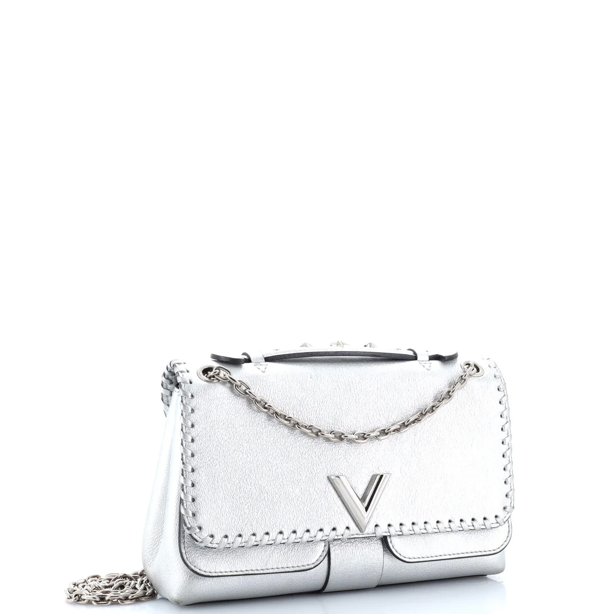 Very Chain Bag Whipstitch Leather - Deep Luxury