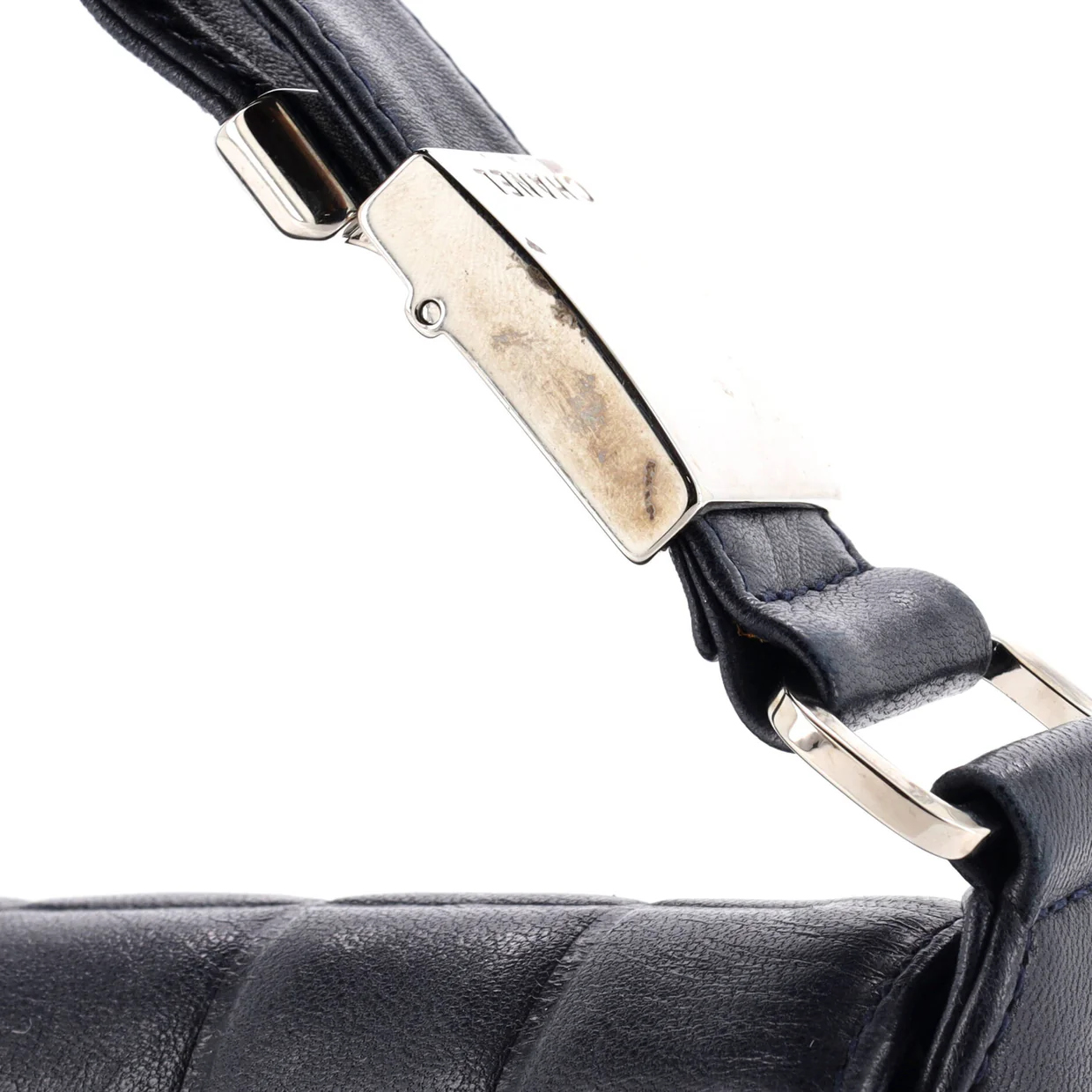 Chocolate Bar CC Flap Bag Quilted Leather East West - Deep Luxury