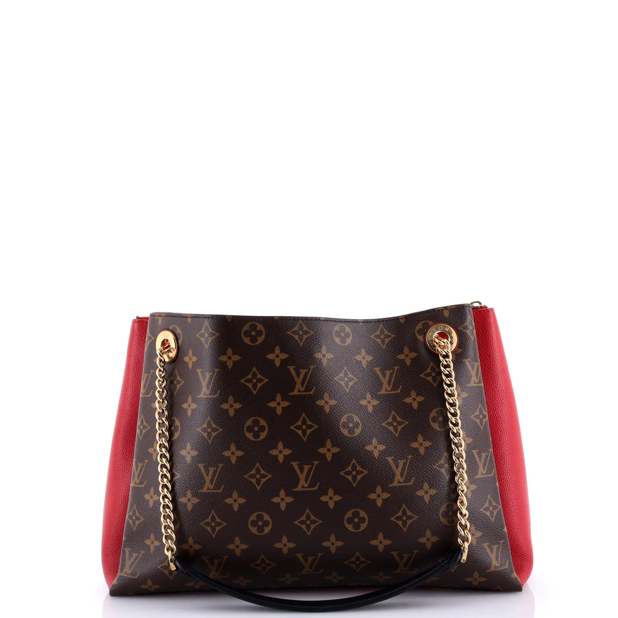 Surene Handbag Monogram Canvas with Leather MM - Deep Luxury