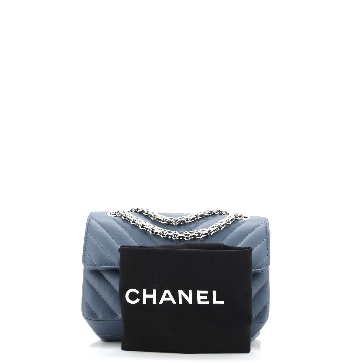 Reissue 2.55 Flap Bag Chevron Aged Calfskin Mini - Deep Luxury