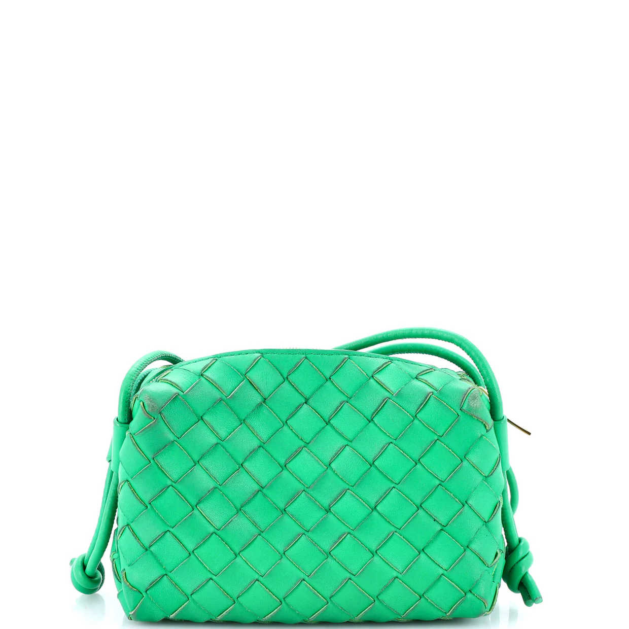 Loop Crossbody Bag Intrecciato Nappa Small - Deep Luxury
