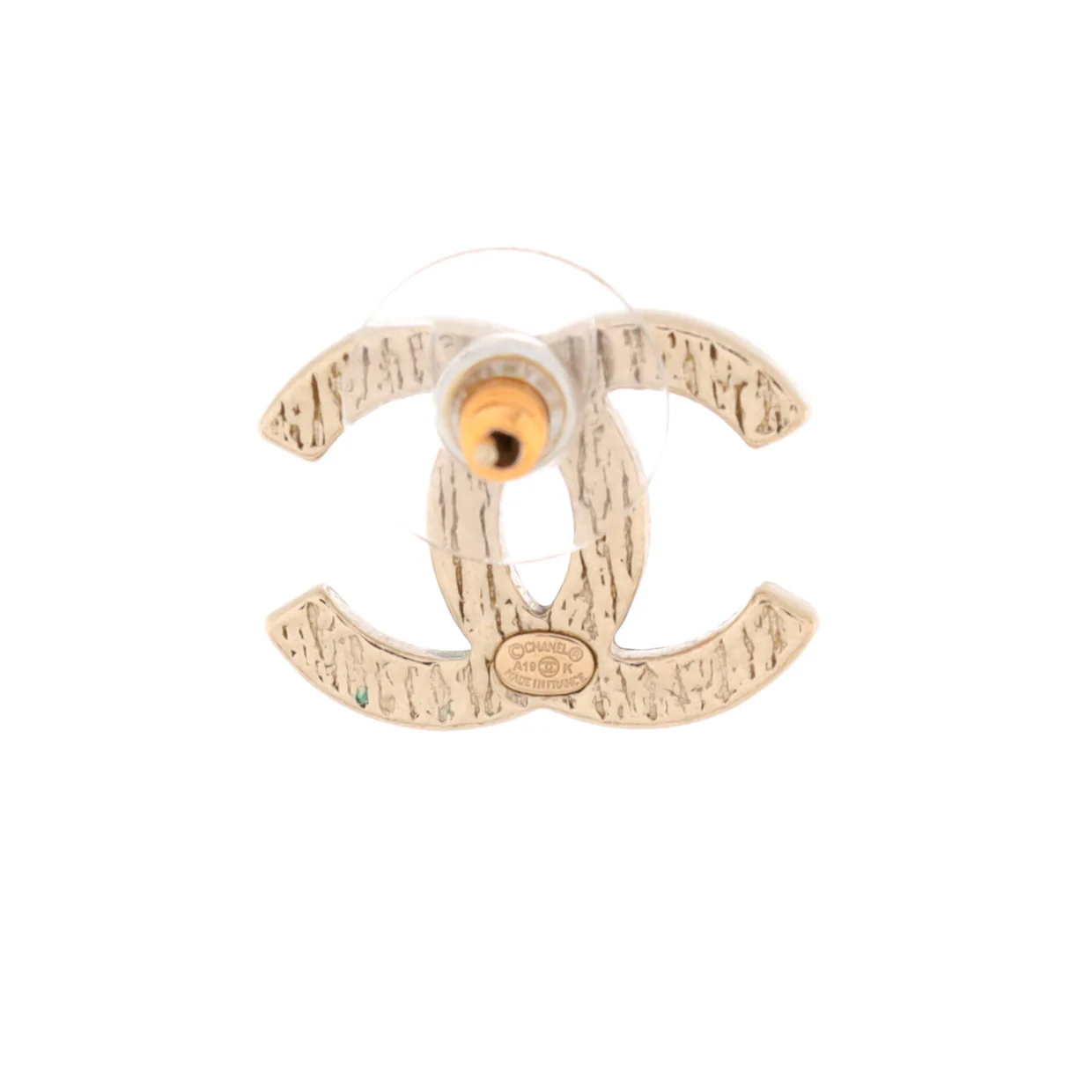 CC Stud Earrings Metal Small - Deep Luxury