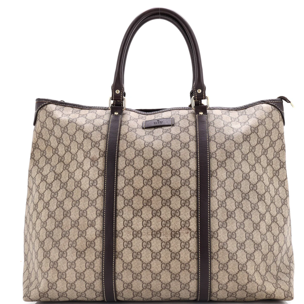 Joy Zip Top Tote GG Coated Canvas Medium - Deep Luxury