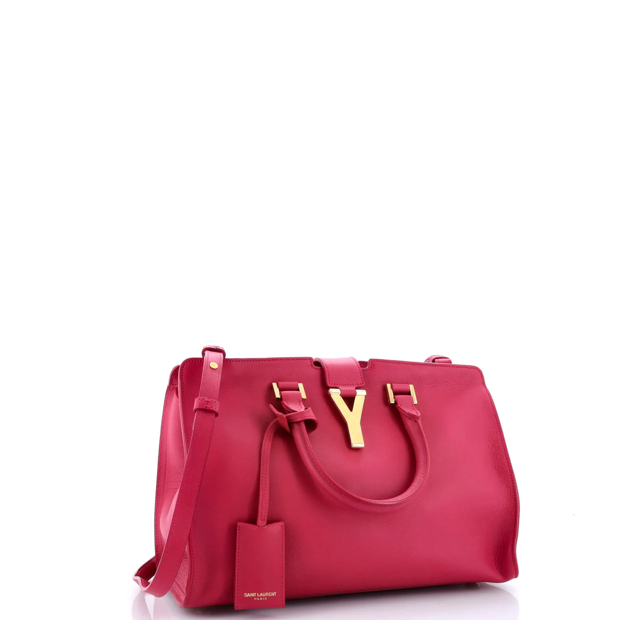 Classic Y Cabas Leather Small - Deep Luxury