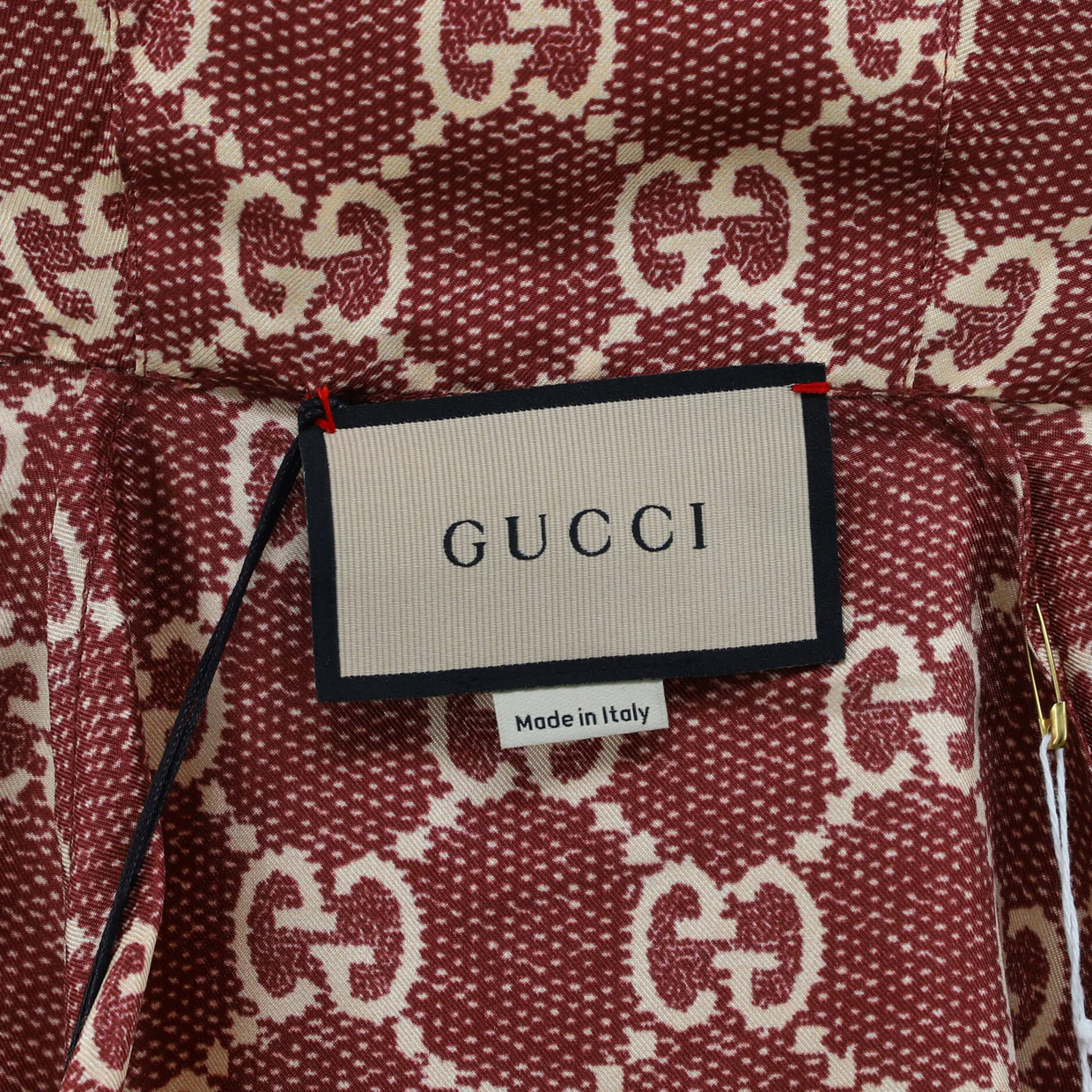 Women's Zip Hooded Jacket Printed GG Silk - Deep Luxury