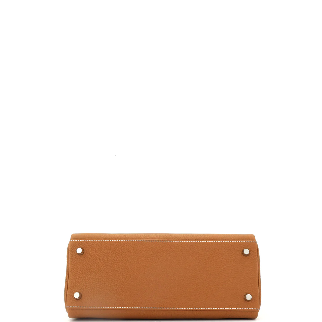 Kelly Handbag Gold Togo with Palladium Hardware 28 - Deep Luxury