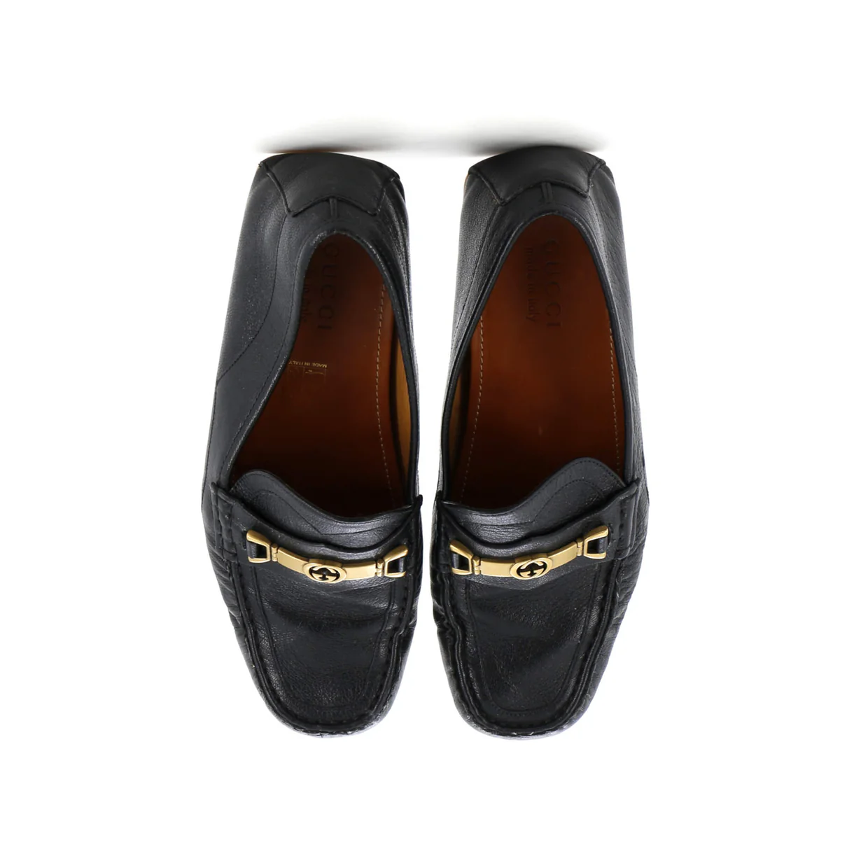 Men's Interlocking G Horsebit Loafers Leather - Deep Luxury