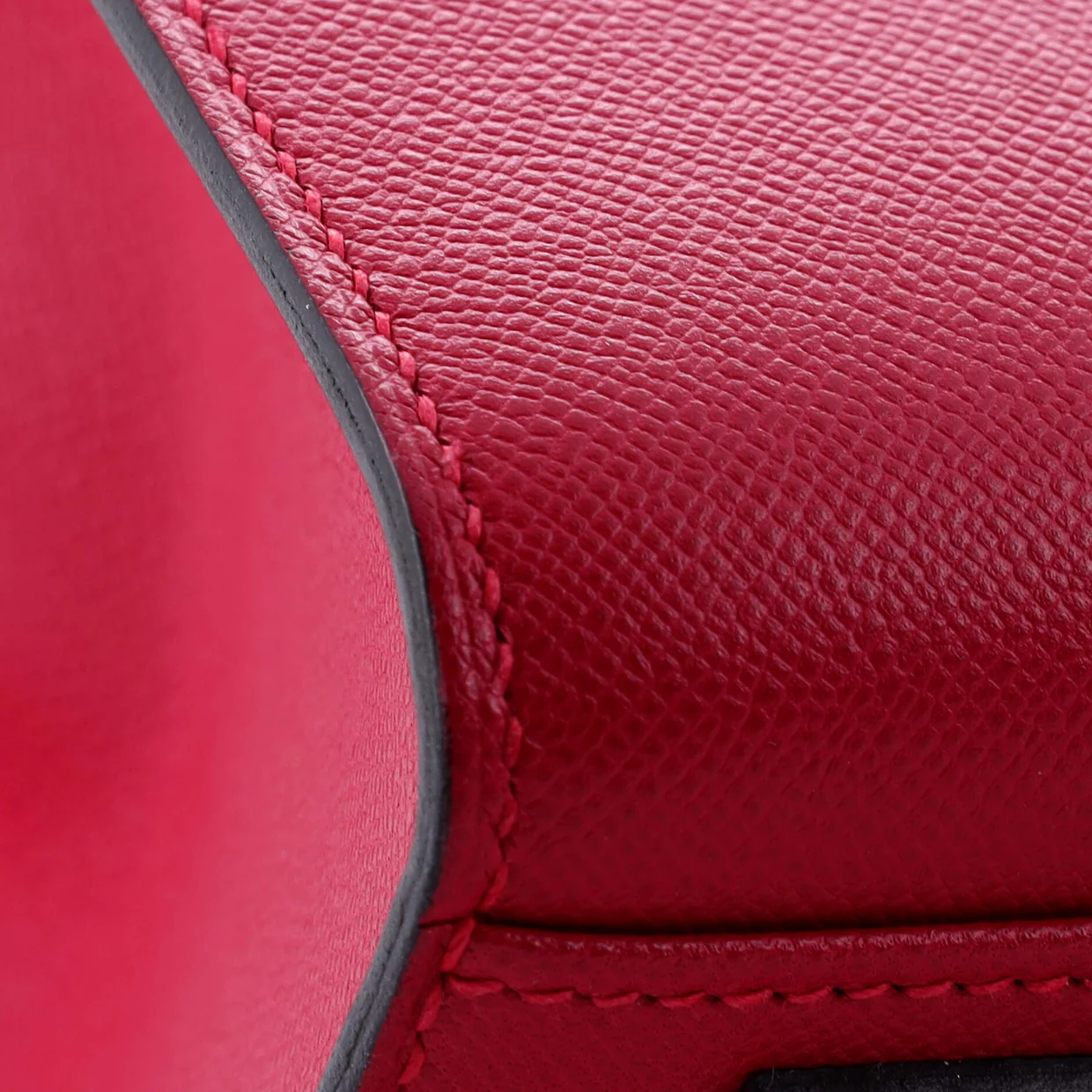 Birkin Sellier Bag Framboise Madame with Palladium Hardware 25 - Deep Luxury