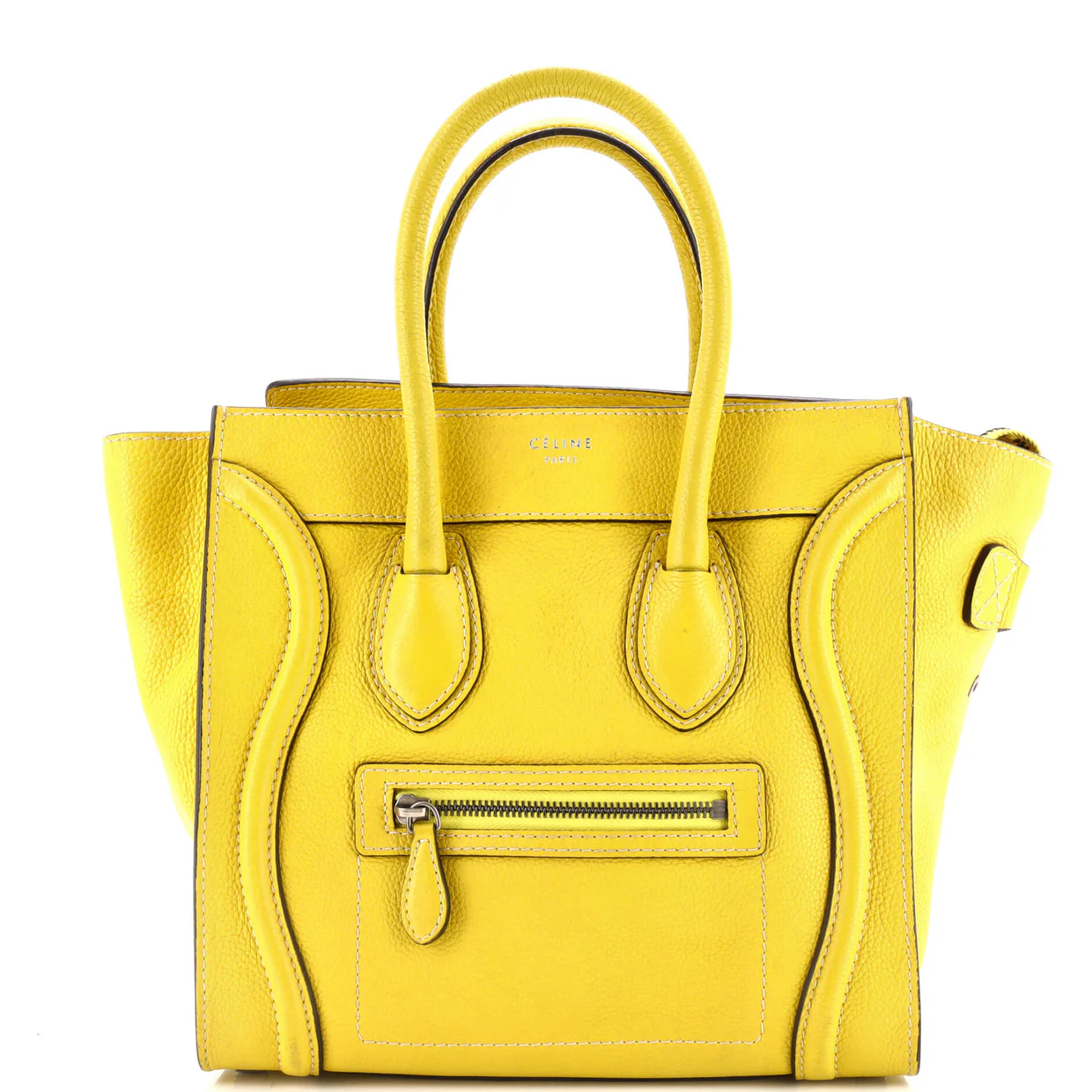 Luggage Bag Grainy Leather Micro - Deep Luxury