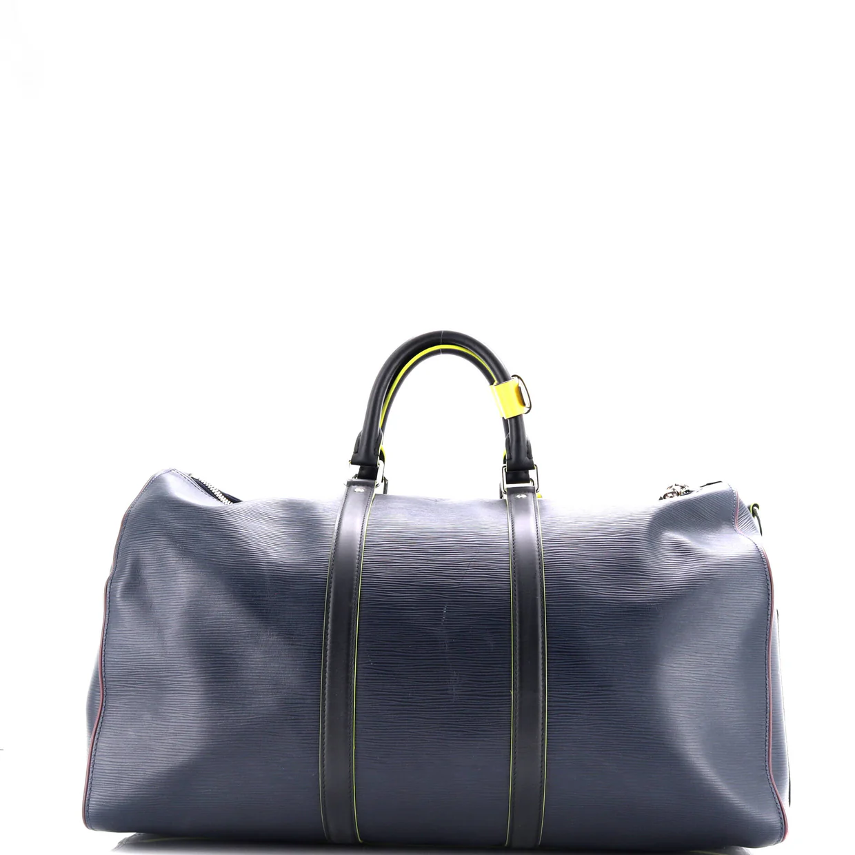 Keepall Bandouliere Bag Epi Leather with Damier Graphite 50 - Deep Luxury