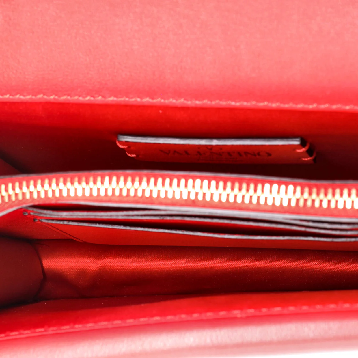 VLogo Full Flap Chain Shoulder Bag Printed Leather Mini - Deep Luxury