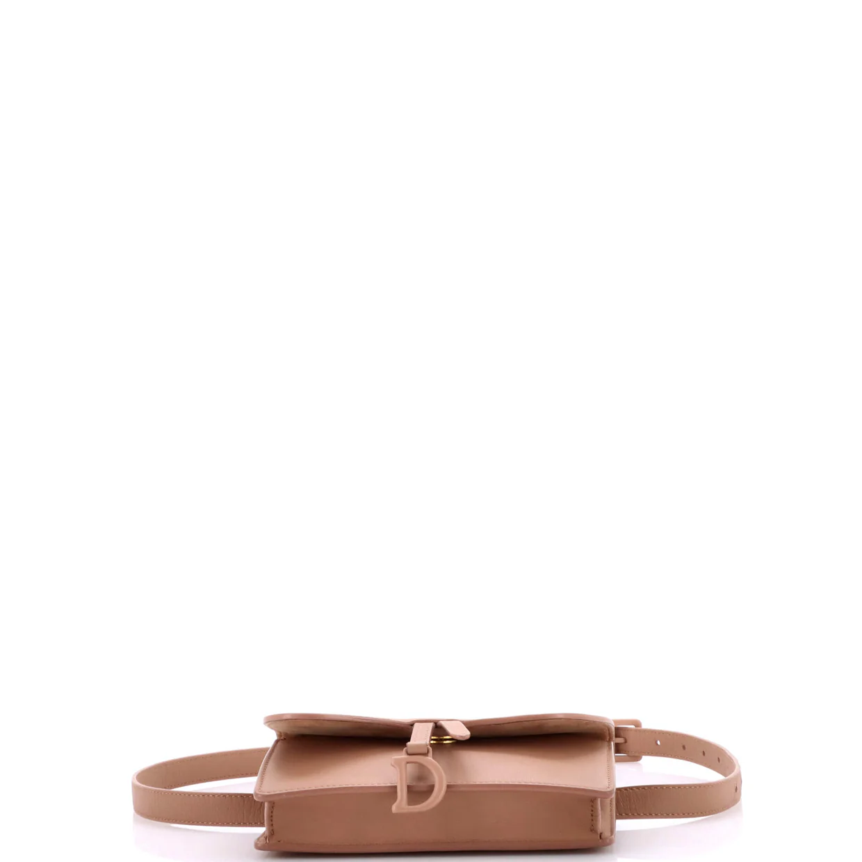 Ultra Matte Saddle Rectangular Belt Bag Leather - Deep Luxury