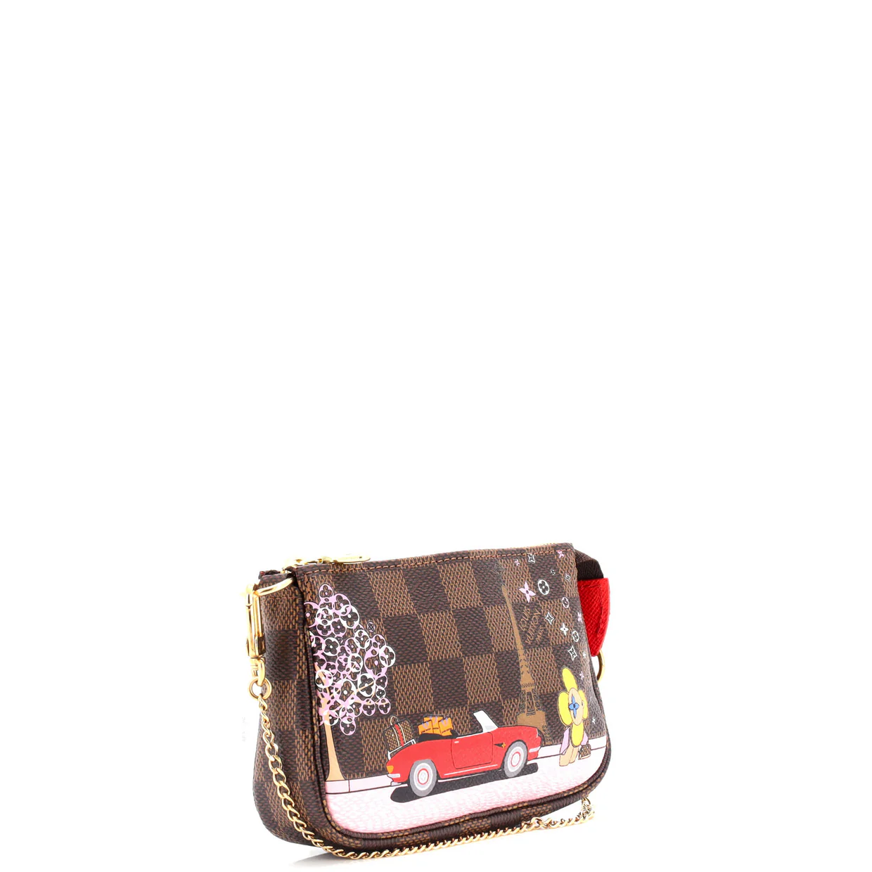 Pochette Accessoires Limited Edition Vivienne Xmas Damier Mini - Deep Luxury