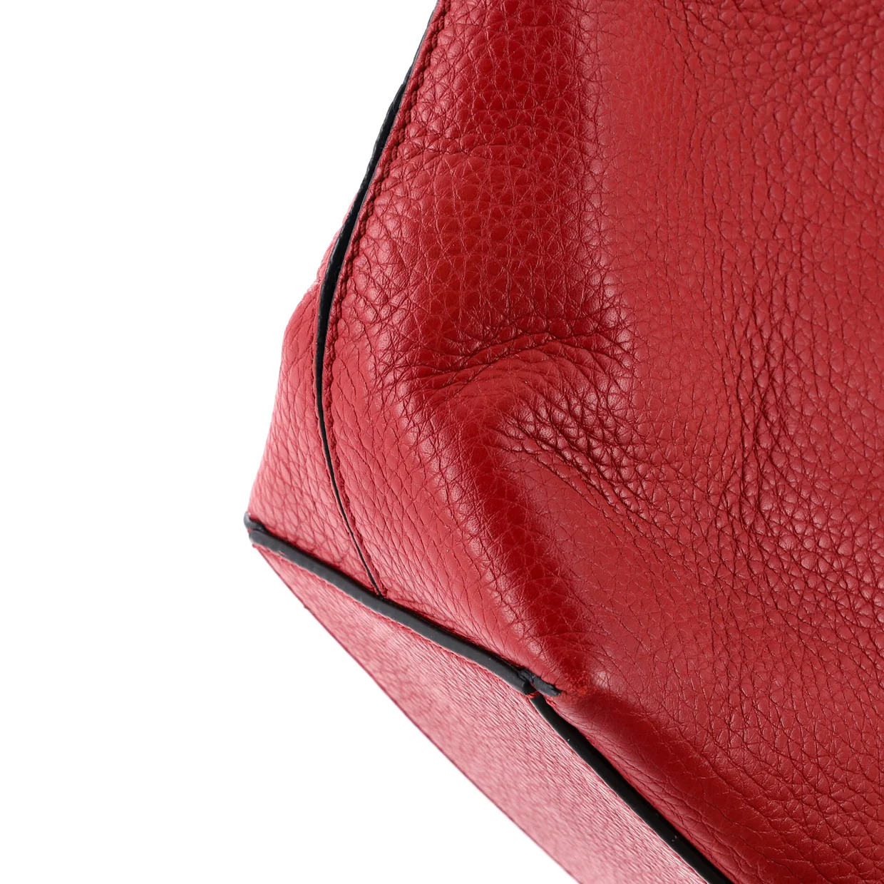 Rockstud Shopper Tote Leather Large - Deep Luxury