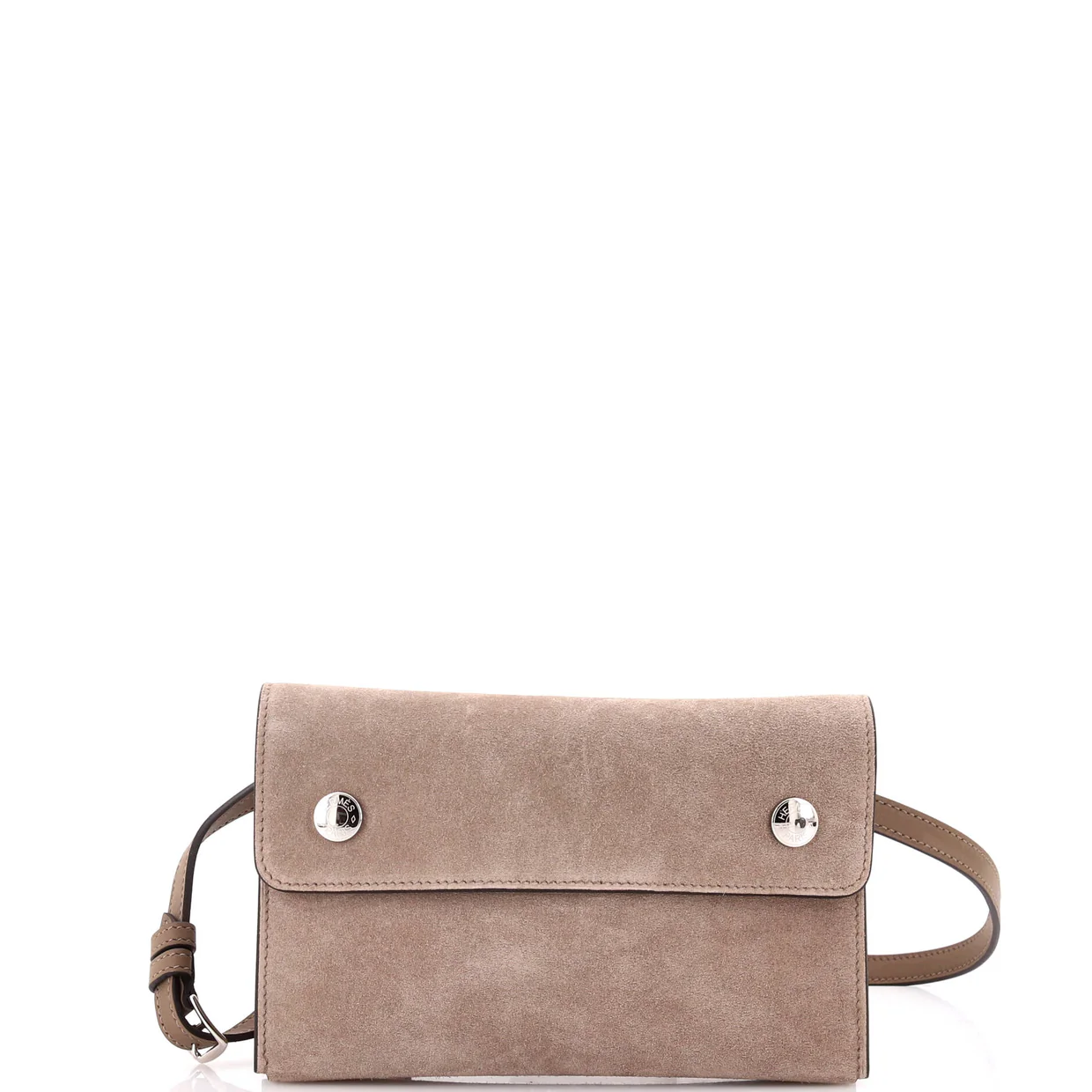 Double Snap Pochette Crossbody Grizzly with Swift - Deep Luxury