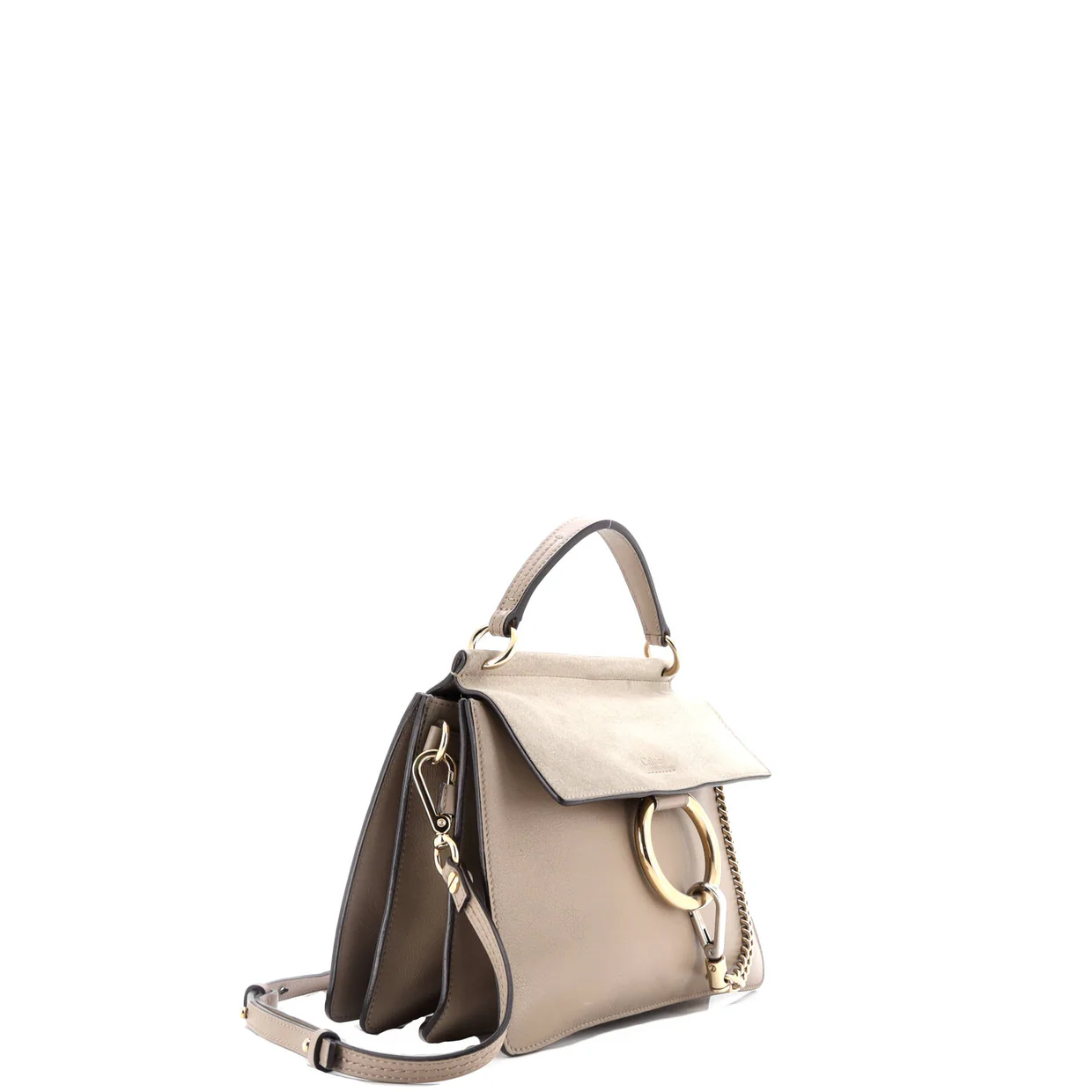 Faye Top Handle Bag Leather Small - Deep Luxury